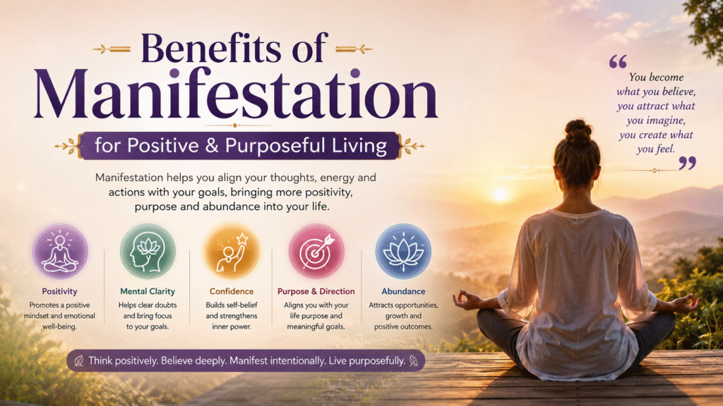Benefits of Manifestation for Positive & Purposeful Living